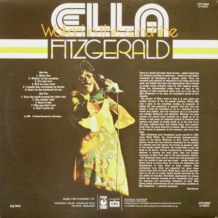Ella Fitzgerald - Walkin' In The Sunshine - The Funkadoobian