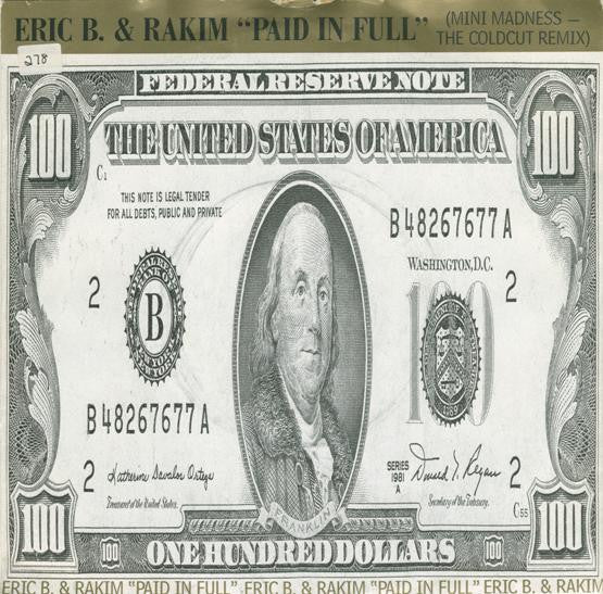 Eric B. & Rakim - Paid In Full (Mini Madness - The Coldcut Remix) - The Funkadoobian