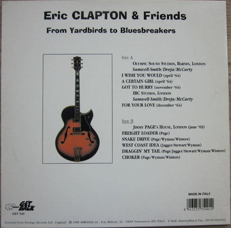 Eric Clapton & Friends - From Yardbirds To Bluesbreakers - The Funkadoobian