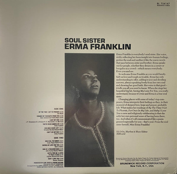 Erma Franklin - Soul Sister - The Funkadoobian