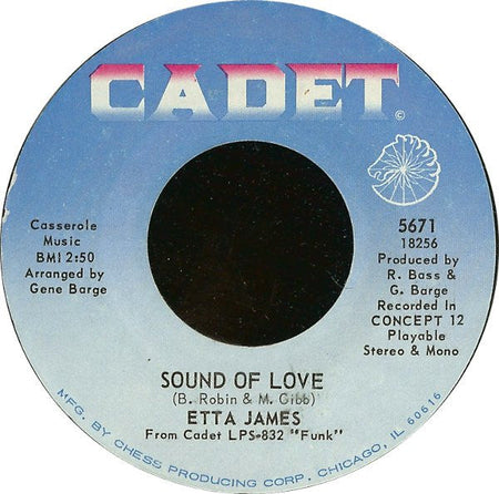 Etta James - When I Stop Dreaming / Sound Of Love - The Funkadoobian