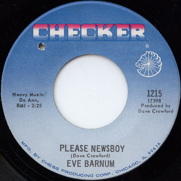 Eve Barnum - Please Newsboy / We Go Together - The Funkadoobian