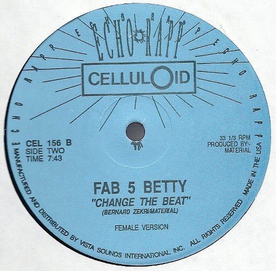 Fab 5 Freddy / Fab 5 Betty - Change The Beat - The Funkadoobian