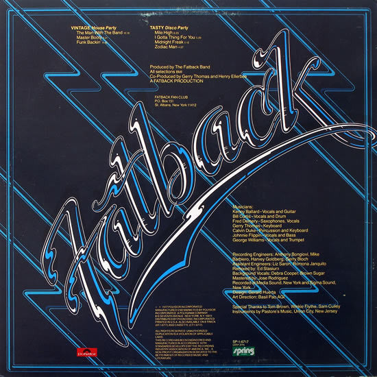 The Fatback Band - Man With The Band - The Funkadoobian