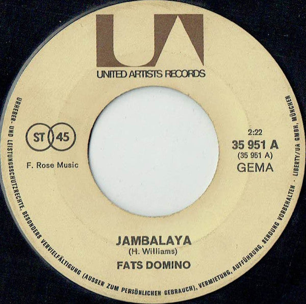 Fats Domino - Jambalaya / Blueberry Hill - The Funkadoobian