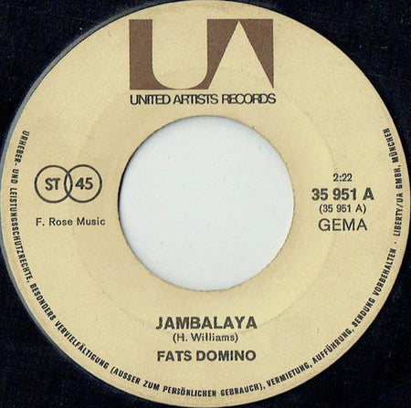 Fats Domino - Jambalaya / Blueberry Hill - The Funkadoobian