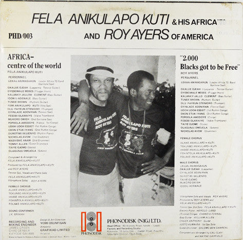 Fela Kuti And Roy Ayers - Music Of Many Colours - The Funkadoobian