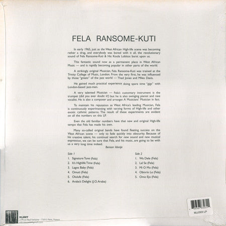 Fela Ransome Kuti & His Koola Lobitos - Fela Ransome Kuti And His Koola Lobitos - The Funkadoobian