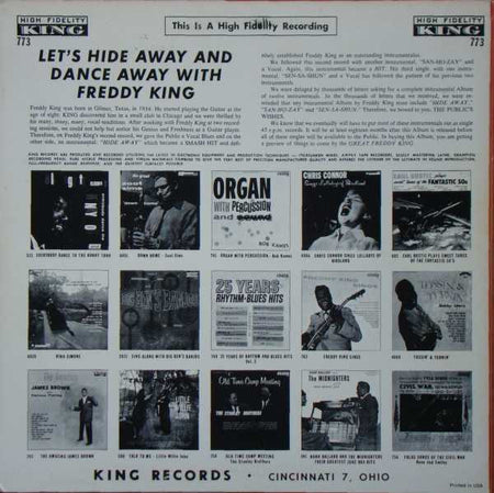 Freddie King - Let's Hide Away And Dance Away With Freddy King - The Funkadoobian