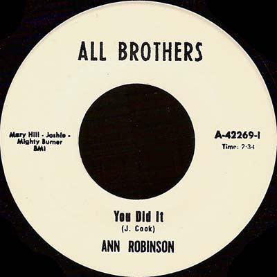 Freedom Now Brothers / Ann Robinson - Sissy Walk / You Did It - The Funkadoobian