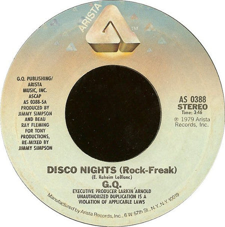 GQ - Disco Nights (Rock-Freak) - The Funkadoobian