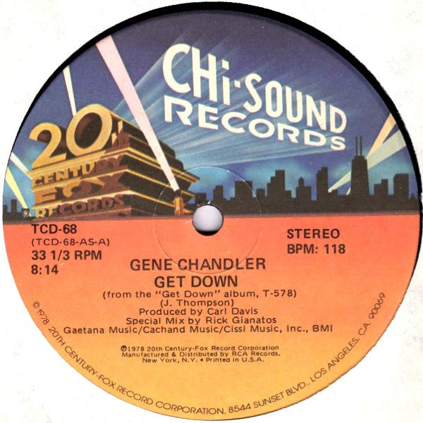Gene Chandler - Get Down - The Funkadoobian