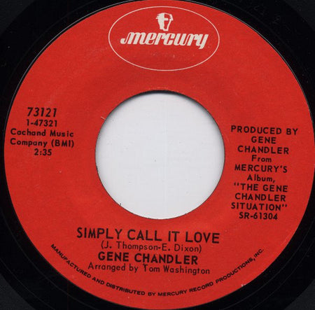 Gene Chandler - Simply Call It Love - The Funkadoobian