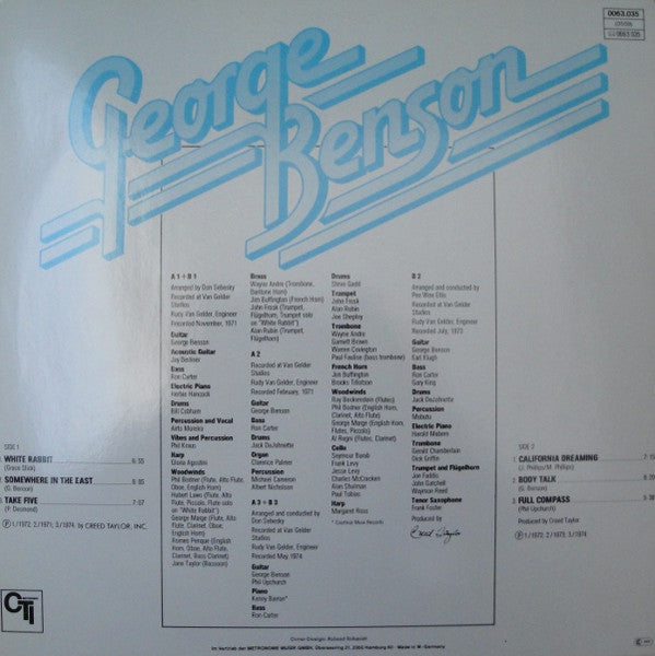 George Benson - The Best Of George Benson - The Funkadoobian
