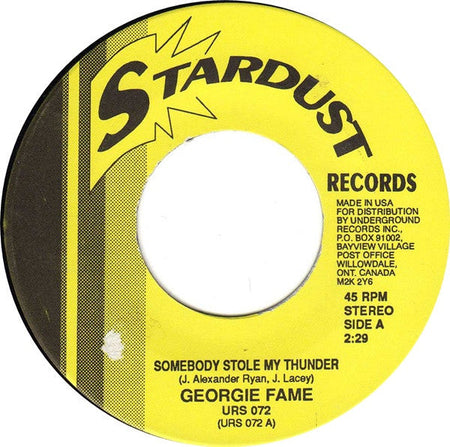 Georgie Fame / Judy Clay - Somebody Stole My Thunder / That's All - The Funkadoobian