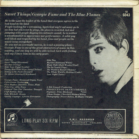 Georgie Fame - Sweet Things - The Funkadoobian