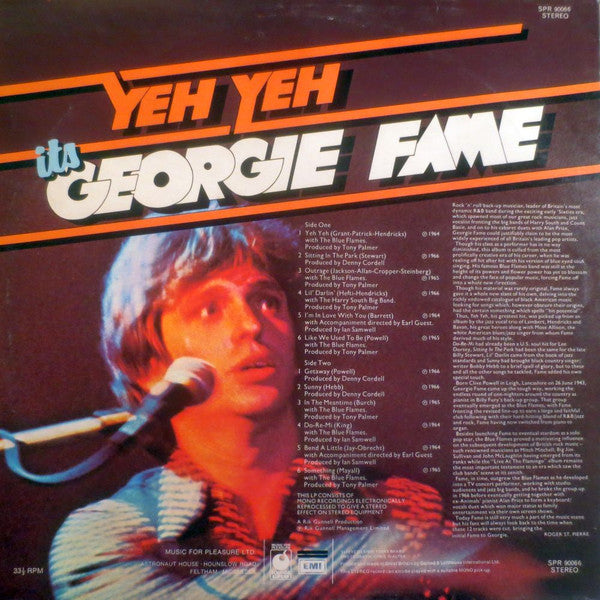 Georgie Fame - Yeh Yeh It's Georgie Fame - The Funkadoobian