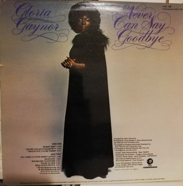 Gloria Gaynor - Never Can Say Goodbye - The Funkadoobian