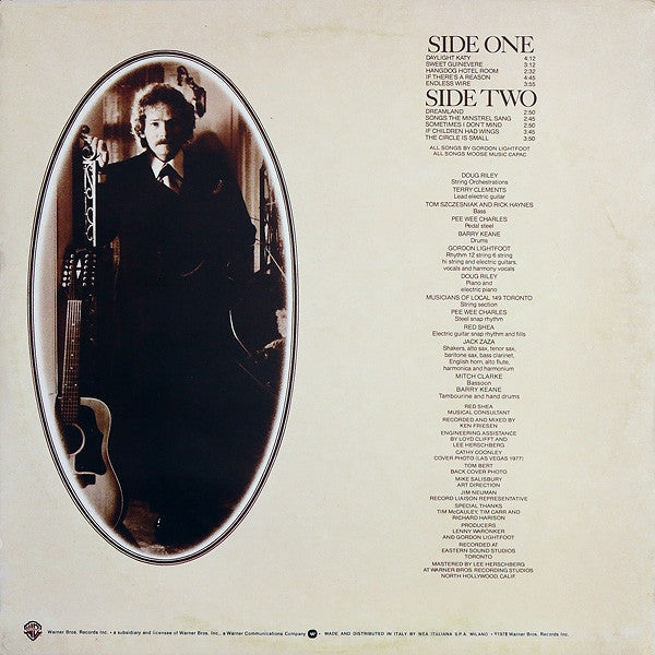 Gordon Lightfoot - Endless Wire - The Funkadoobian