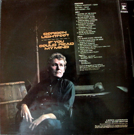 Gordon Lightfoot - If You Could Read My Mind - The Funkadoobian