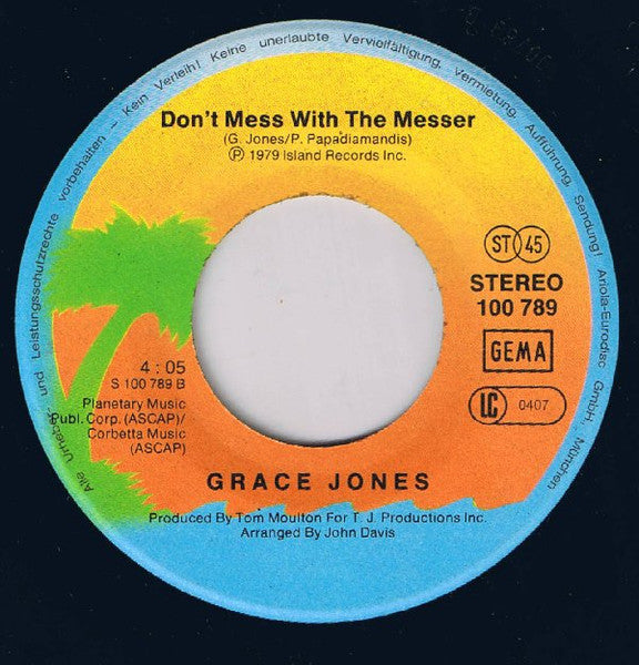 Grace Jones - On Your Knees - The Funkadoobian