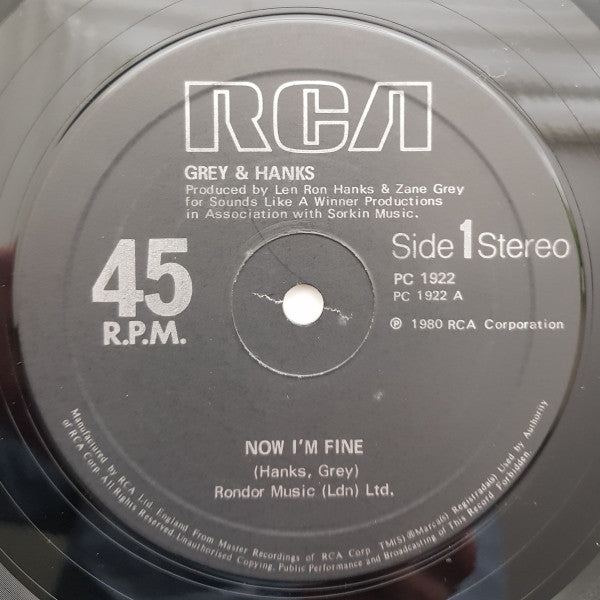 Grey And Hanks - Now I'm Fine / Love's In Command - The Funkadoobian