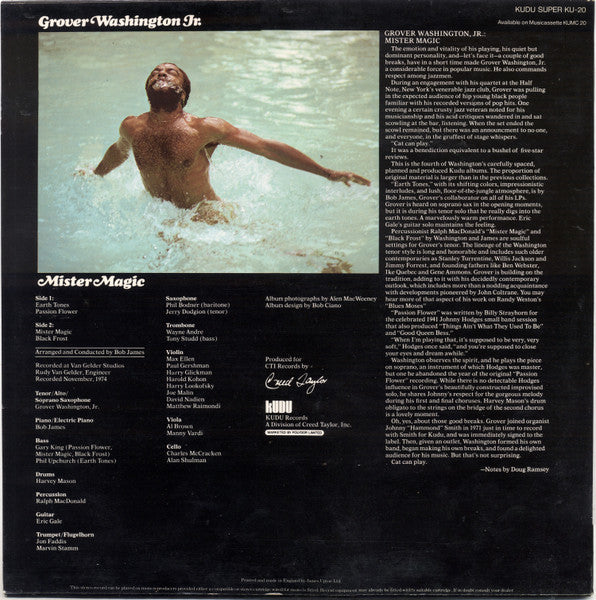 Grover Washington Jr. - Mister Magic - The Funkadoobian