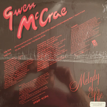 Gwen McCrae - Melody Of Life - The Funkadoobian
