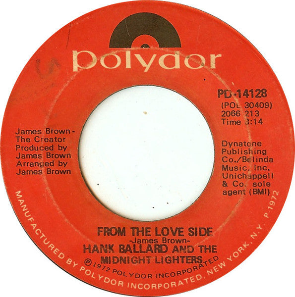 Hank Ballard And The Midnight Lighters - From The Love Side / Finger Poppin' Time - The Funkadoobian