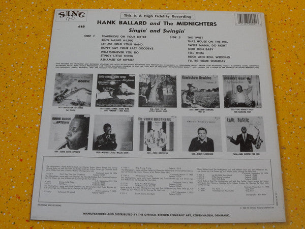 Hank Ballard & The Midnighters - Singin' And Swingin' - The Funkadoobian