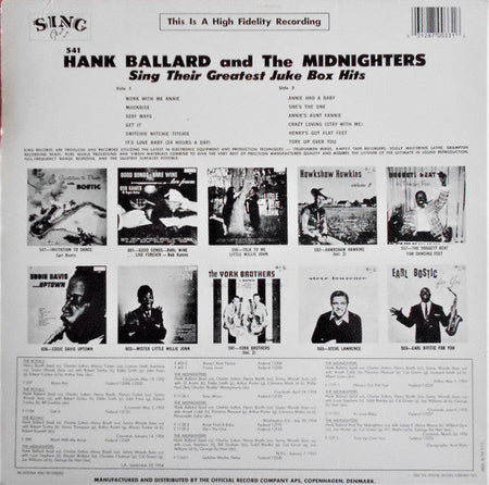 Hank Ballard & The Midnighters - Their Greatest Juke Box Hits - The Funkadoobian
