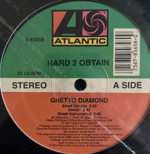 Hard 2 Obtain - Ghetto Diamond / Local Hero / Ism & Blues - The Funkadoobian