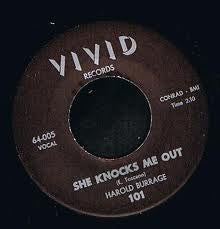 Harold Burrage - She Knocks Me Out / A Heart (Filled With Pain) - The Funkadoobian