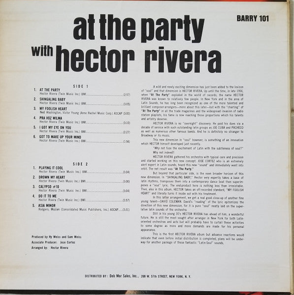 Hector Rivera - At The Party With Hector Rivera - The Funkadoobian