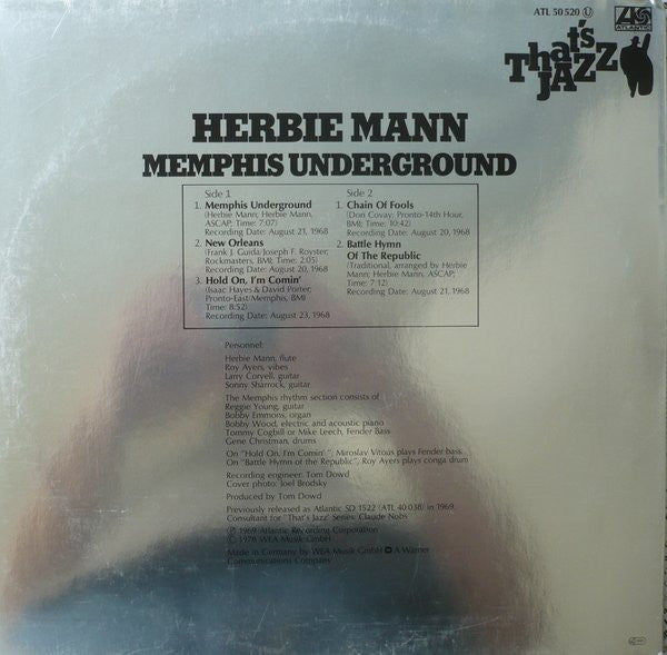 Herbie Mann - Memphis Underground - The Funkadoobian