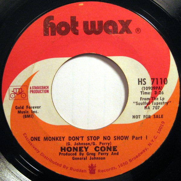 Honey Cone - One Monkey Don't Stop No Show - The Funkadoobian