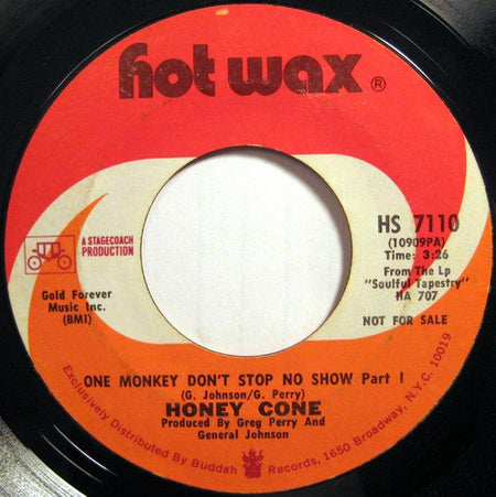 Honey Cone - One Monkey Don't Stop No Show - The Funkadoobian