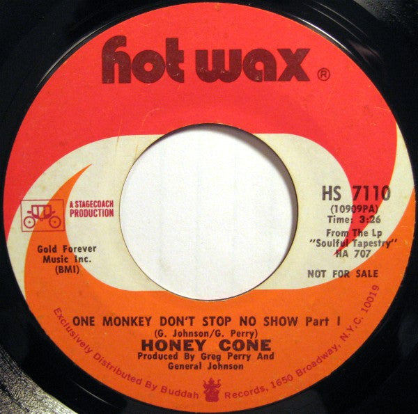 Honey Cone - One Monkey Don't Stop No Show - The Funkadoobian
