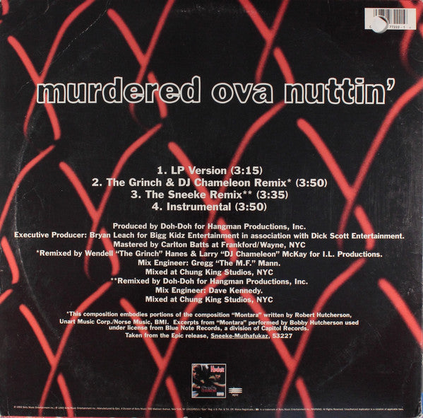 Hoodratz - Murdered Ova Nuttin' - The Funkadoobian