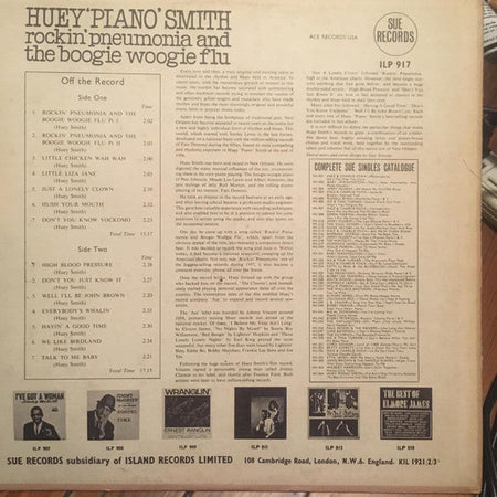 Huey Piano Smith & His Clowns - Rockin' Pneumonia And The Boogie Woogie Flu - The Funkadoobian