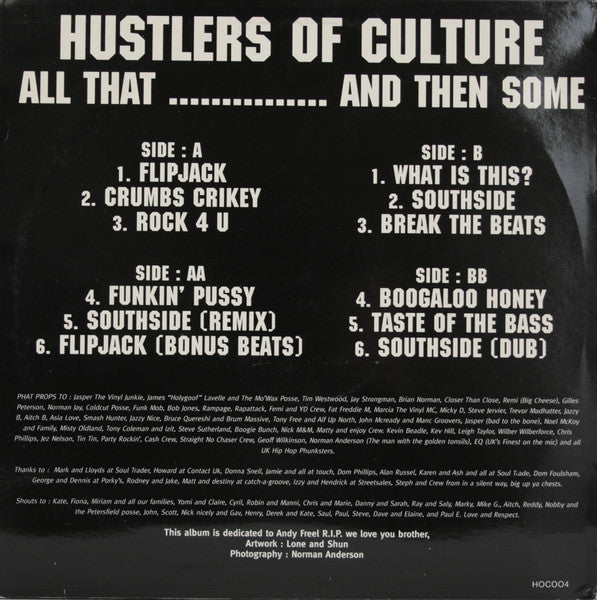 Hustlers Of Culture - All That.....And Then Some - The Funkadoobian