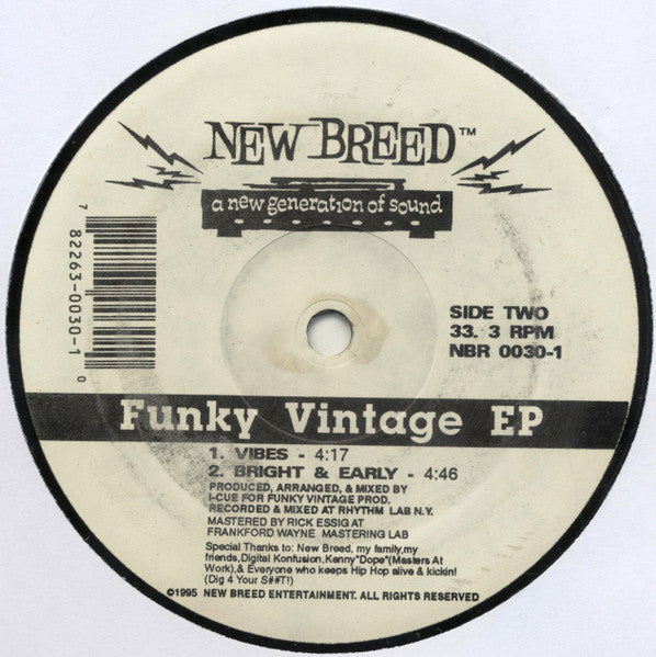 I-Cue - Funky Vintage EP - The Funkadoobian