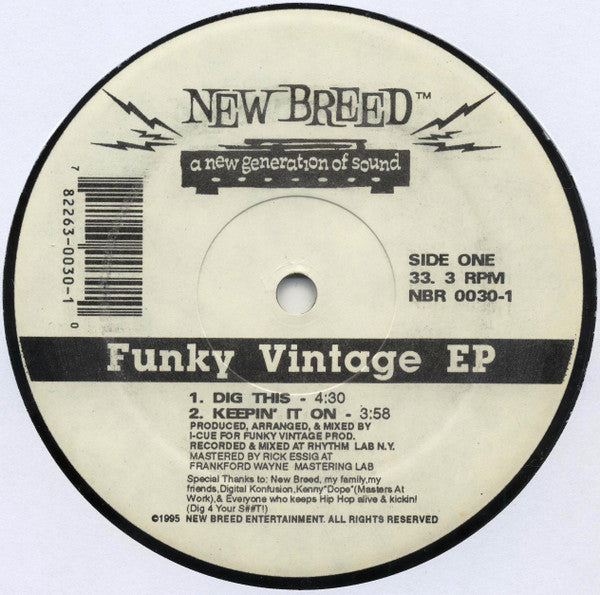 I-Cue - Funky Vintage EP - The Funkadoobian