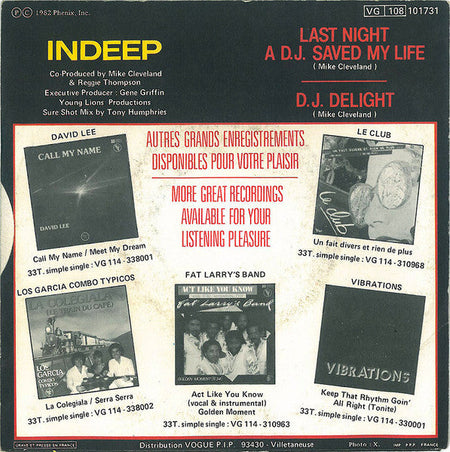 Indeep - Last Night A D.J. Saved My Life - The Funkadoobian