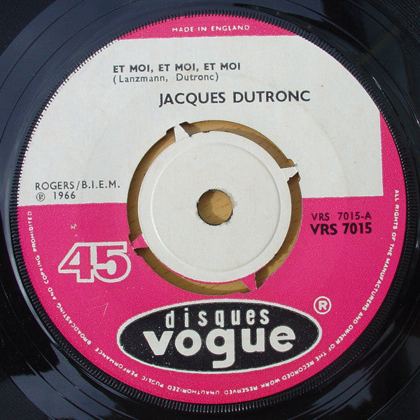 Jacques Dutronc - Et Moi Et Moi Et Moi / Mini-Mini-Mini - The Funkadoobian
