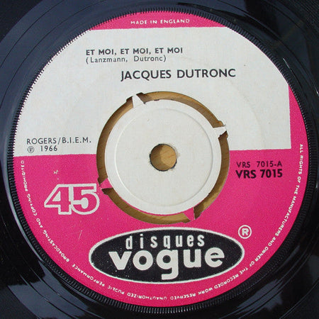 Jacques Dutronc - Et Moi Et Moi Et Moi / Mini-Mini-Mini - The Funkadoobian