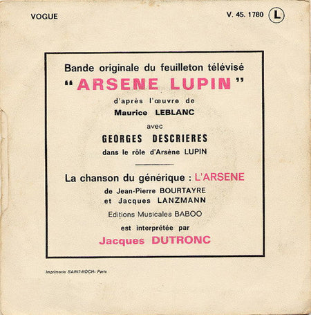 Jacques Dutronc / Georges Raudi Et Son Orchestre - L'Arsène - The Funkadoobian