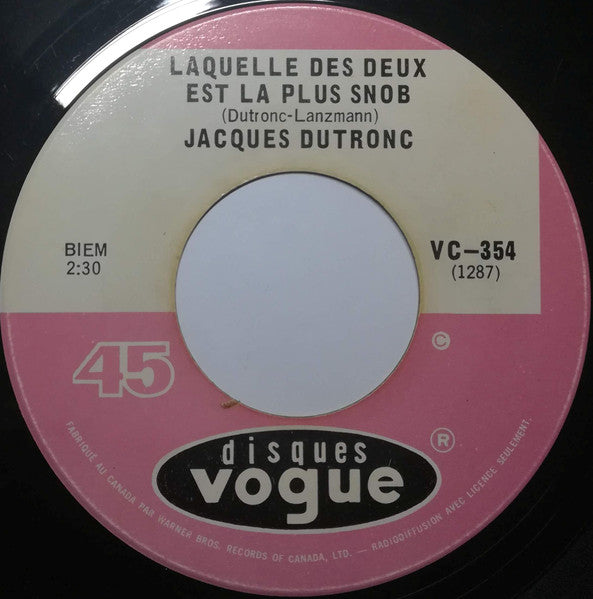Jacques Dutronc - Le Responsable - The Funkadoobian