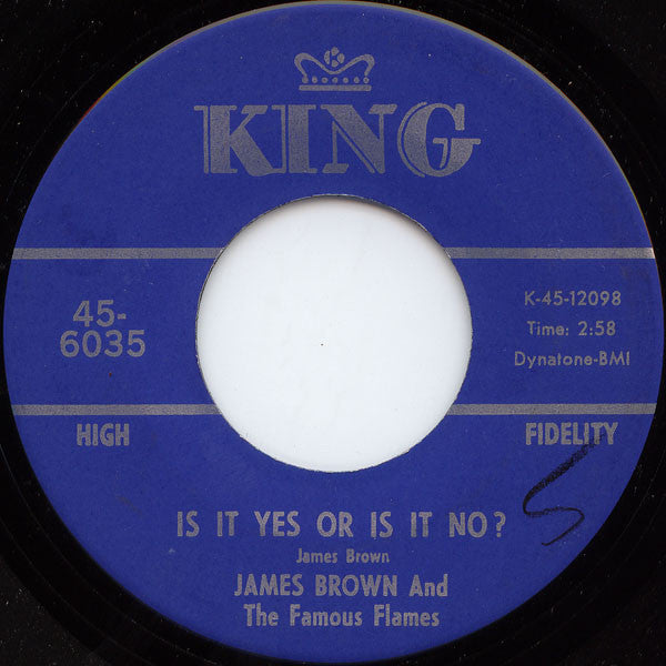 James Brown & The Famous Flames - It's A Man's Man's Man's World / Is It Yes Or Is It No - The Funkadoobian