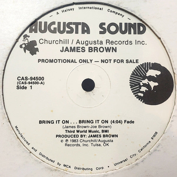 James Brown - Bring It On...Bring It On / The Night Time Is The Right Time